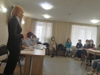 📌27 апреля, заместитель председателя Общественной палаты г. Магнитогорска, Фасахова Елена Александровна провела семинар с коллективом Частного учреждения благотварительного фонда "Металлург" "Центр социального обслуживания населения"