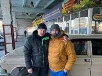 В храме Вознесения Господня прошло комплектование машин с гуманитарной помощью, которая отправится на Донбасс.