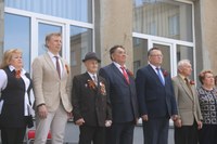 В Магнитогорском педагогическом колледже состоялась эстафета знамени Победы