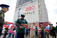 В Магнитогорске торжественно открыли мурал, посвященный станице Магнитной